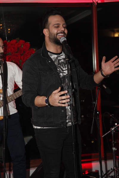 Charbel Khalil and the band at Burj on Bay 